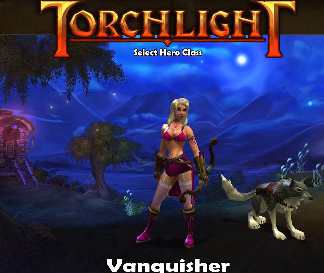 Blonde Vanquisher With Pink Outfit Cute Face Comments Torchlight Mods