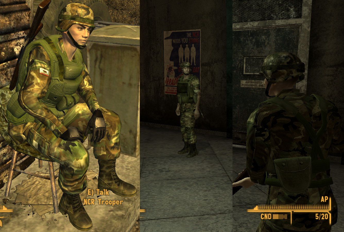 Ncr Armor Replacement Fallout New Vegas Mods