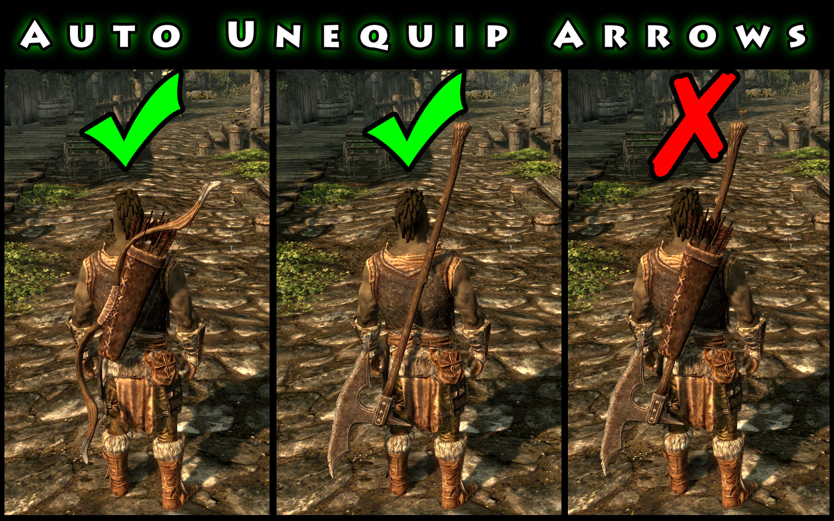 Auto Unequip Ammo Skyrim Mods