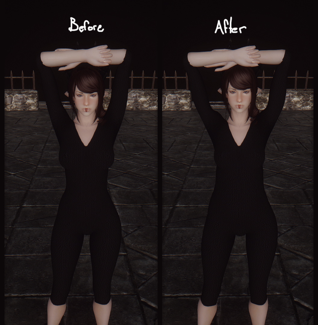 Enhanced Character Edit More Body Sliders Skyrim Mods