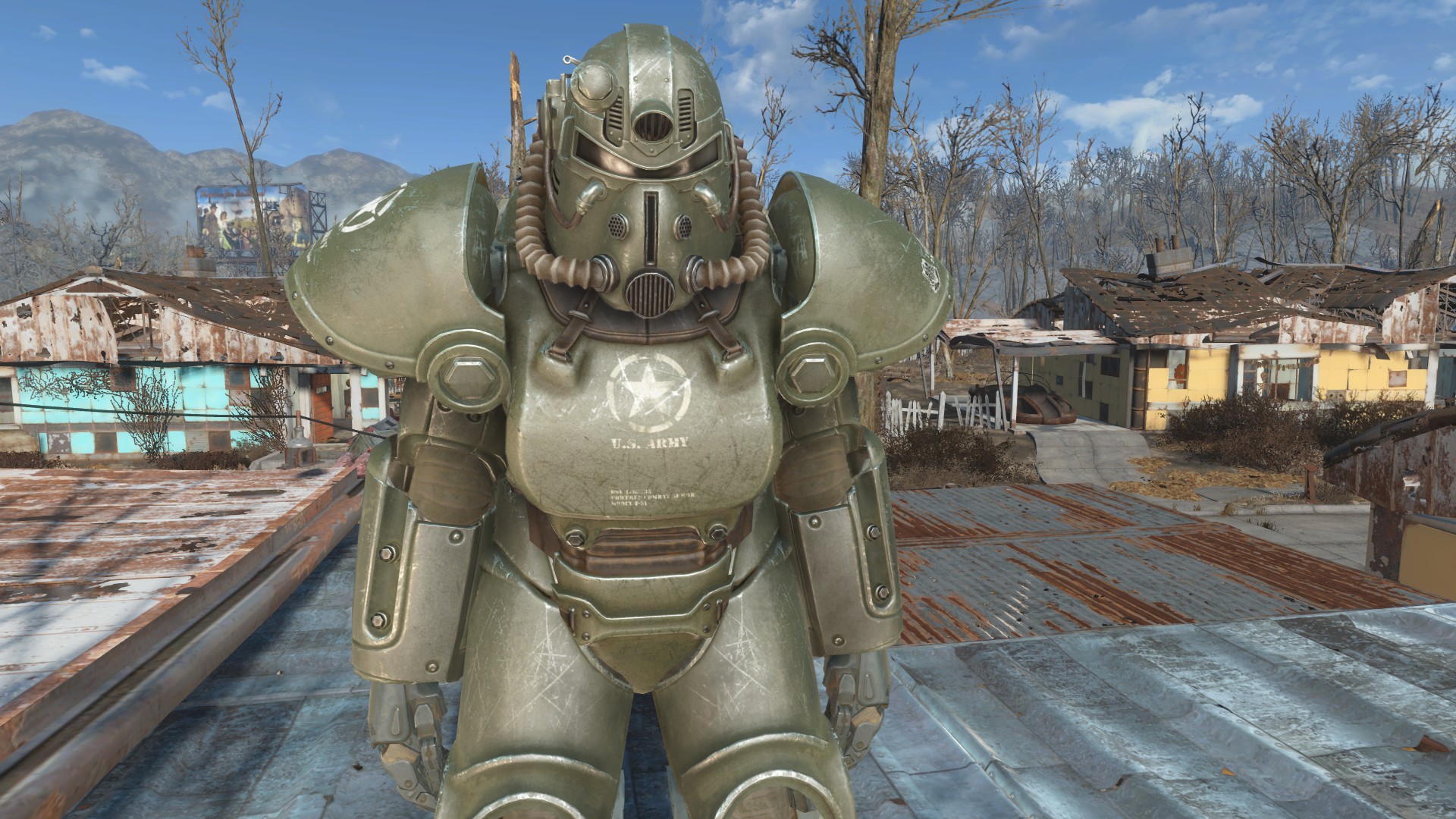Power Armor Us Army Paint Fallout 4 Mods
