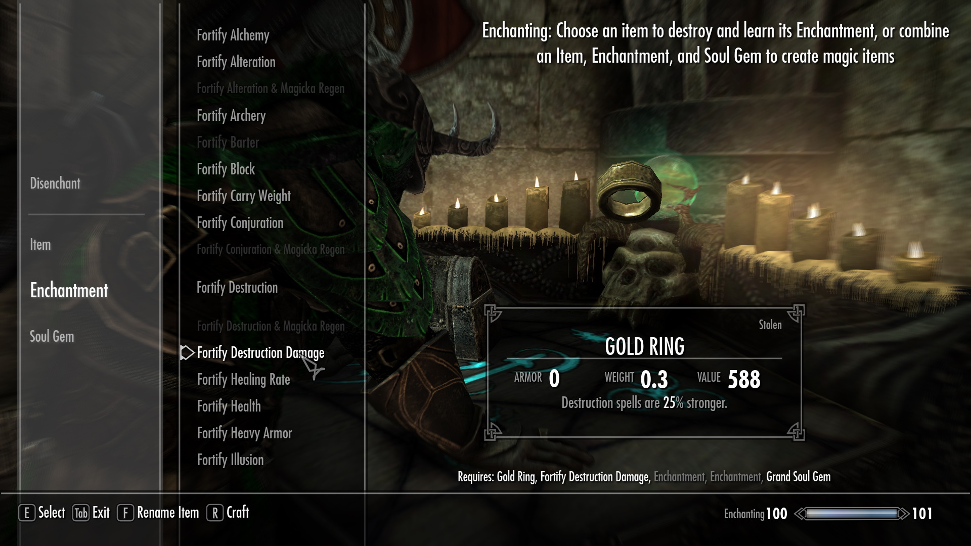 FMEE Fortify Magic Effect Enchantments | Skyrim Special Edition Mods