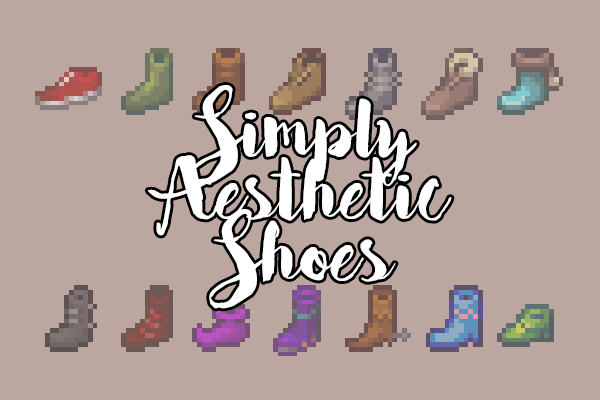 Simply Aesthetic Shoes Stardew Valley Mods